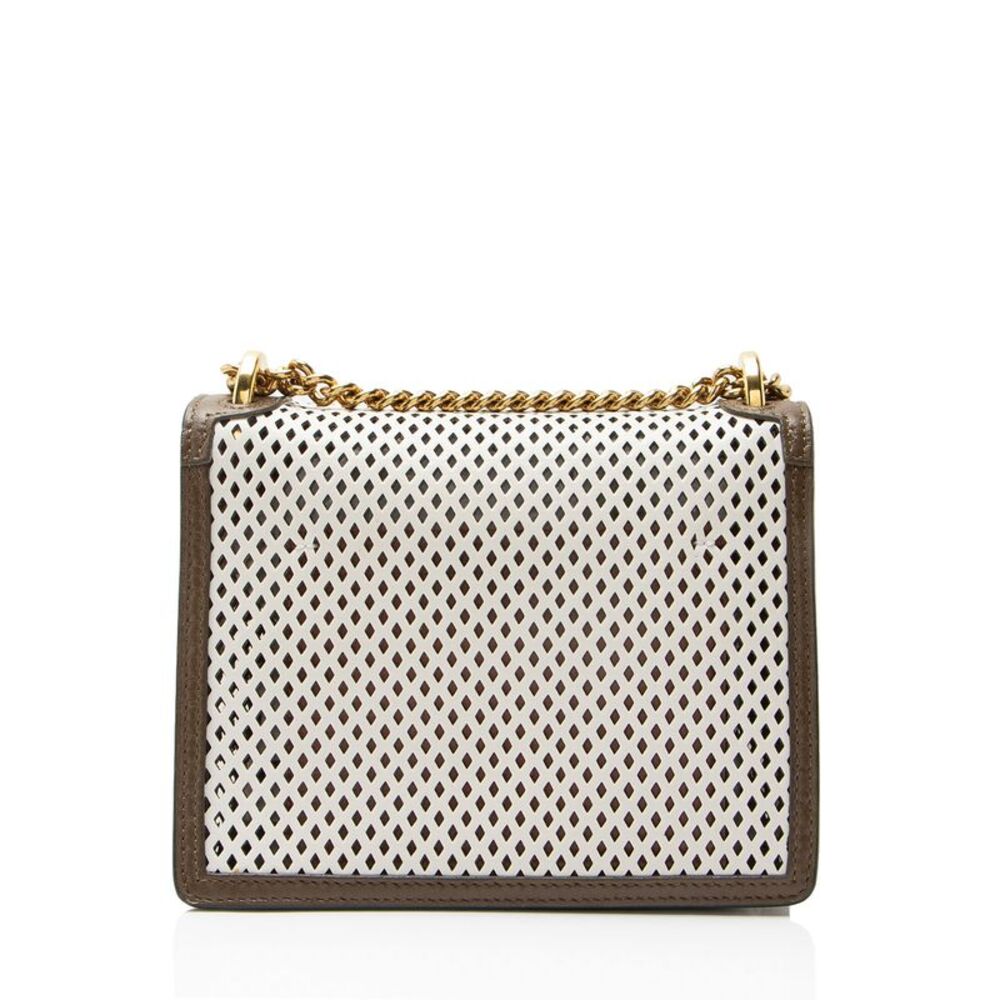 Fendi Perforated Leather Kan U Small Shoulder Bag - Picture 3 of 14